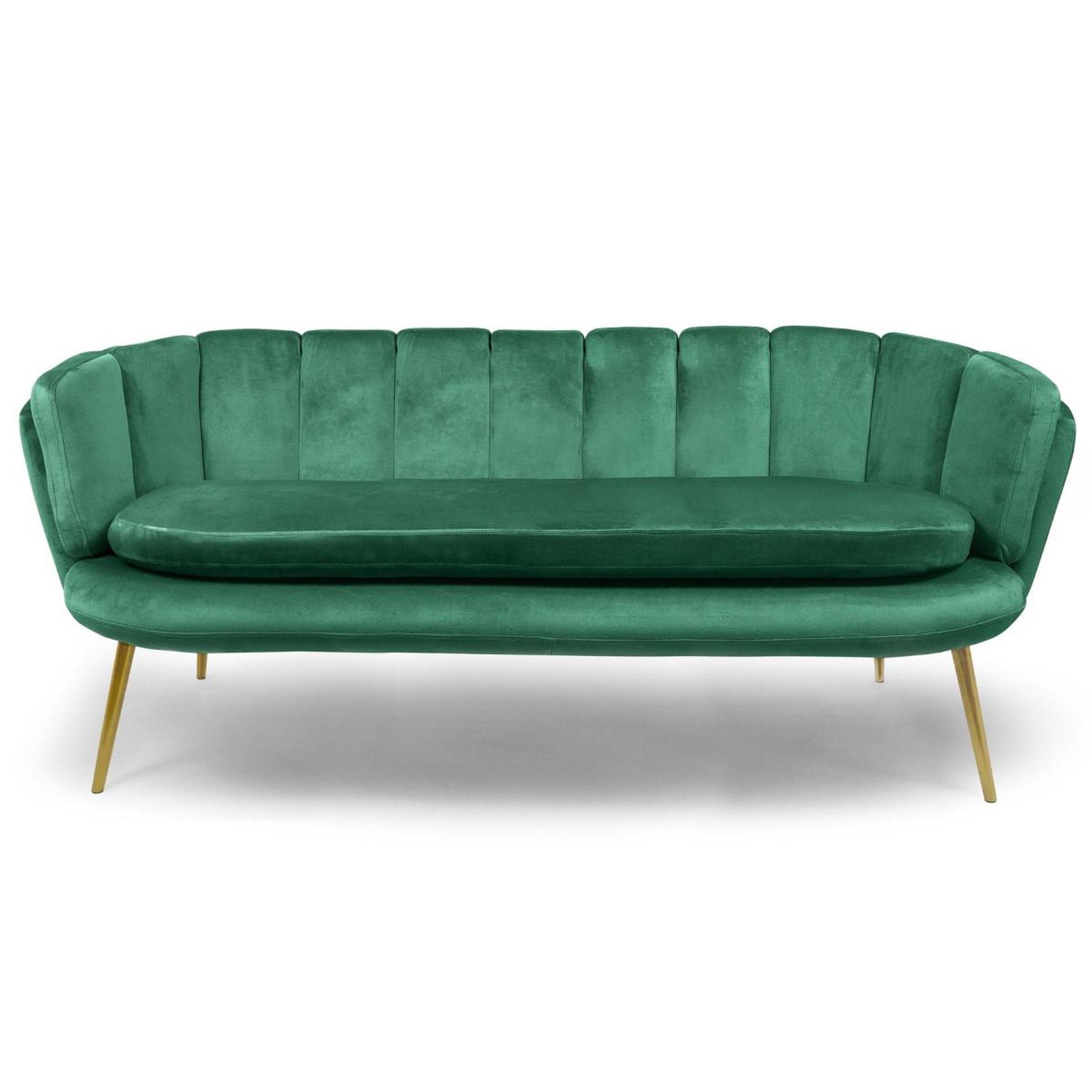 Voir la diapositive 2 : Paris Prix Canapé 3 places en velours  dabren  185cm vert
