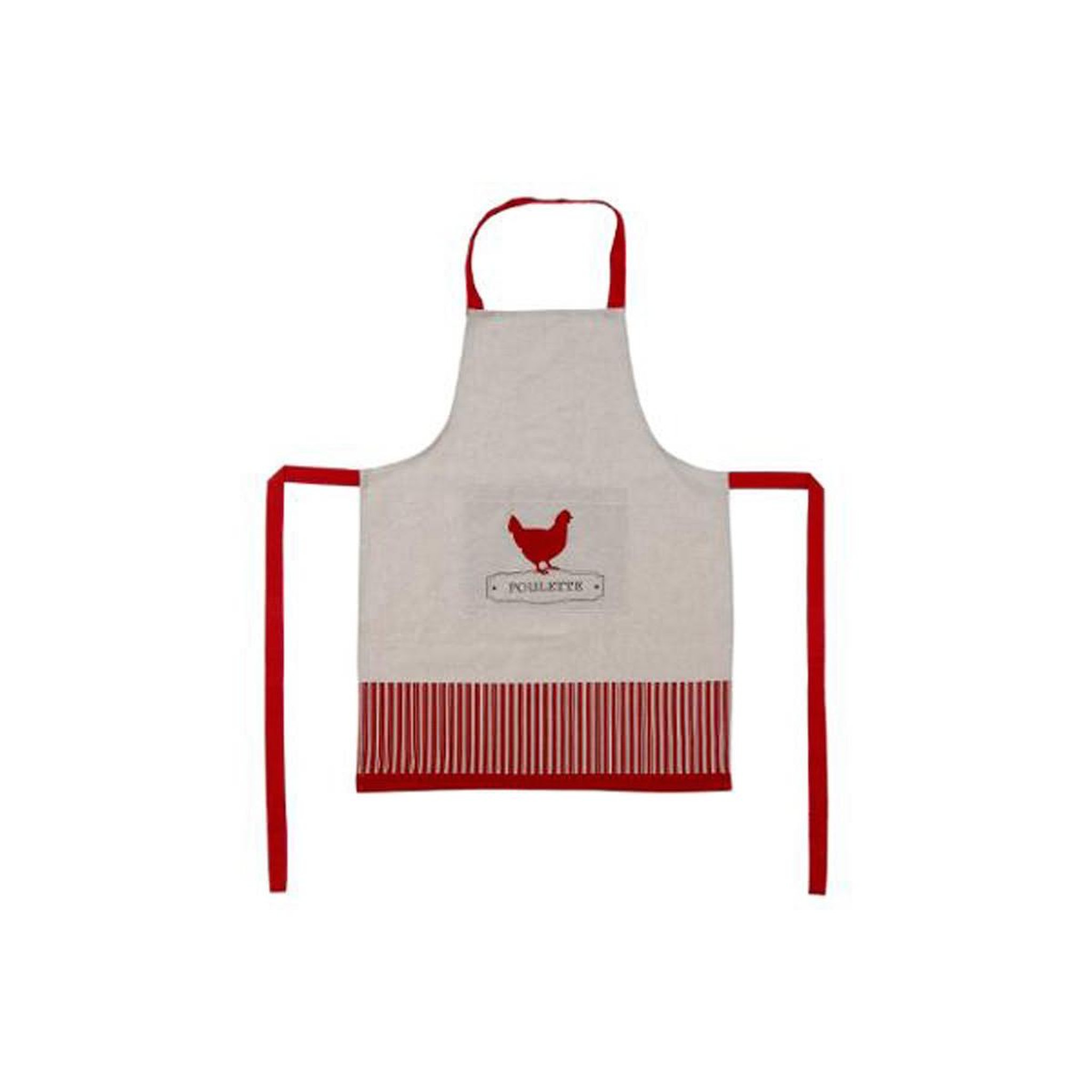 Voir la diapositive 1 : ATMOSPHERA Tablier de cuisine  poulette  60x80cm multicolore