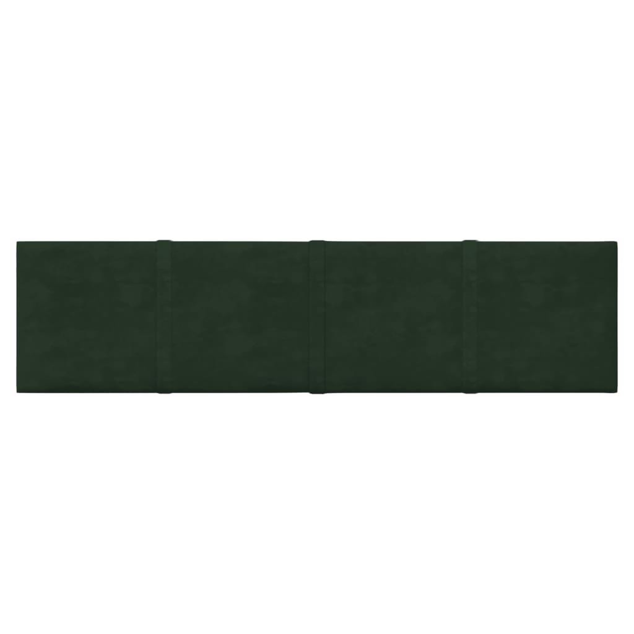 Voir la diapositive 3 : VIDAXL Panneaux muraux 12 pcs Vert fonce 60x15 cm Velours 1,08 m^2