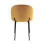 Voir la diapositive 5 : Rendez vous déco Lot de 2 chaises en velours jaune moutarde - Karl