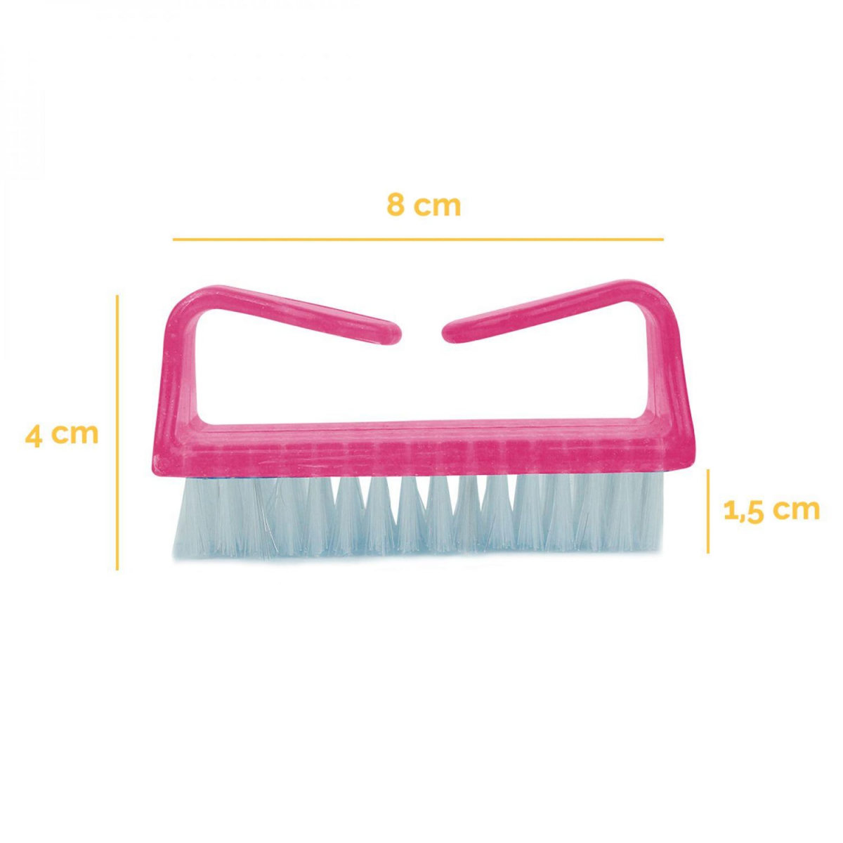 VIVEZEN Lot de 10 brosses à ongles, nettoyantes - Violet