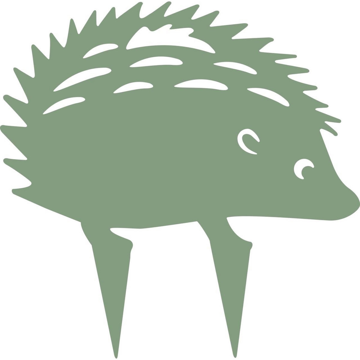 CENTRALE BRICO Figurine à piquer en forme de hérisson - 21,5x22cm - vert pâle