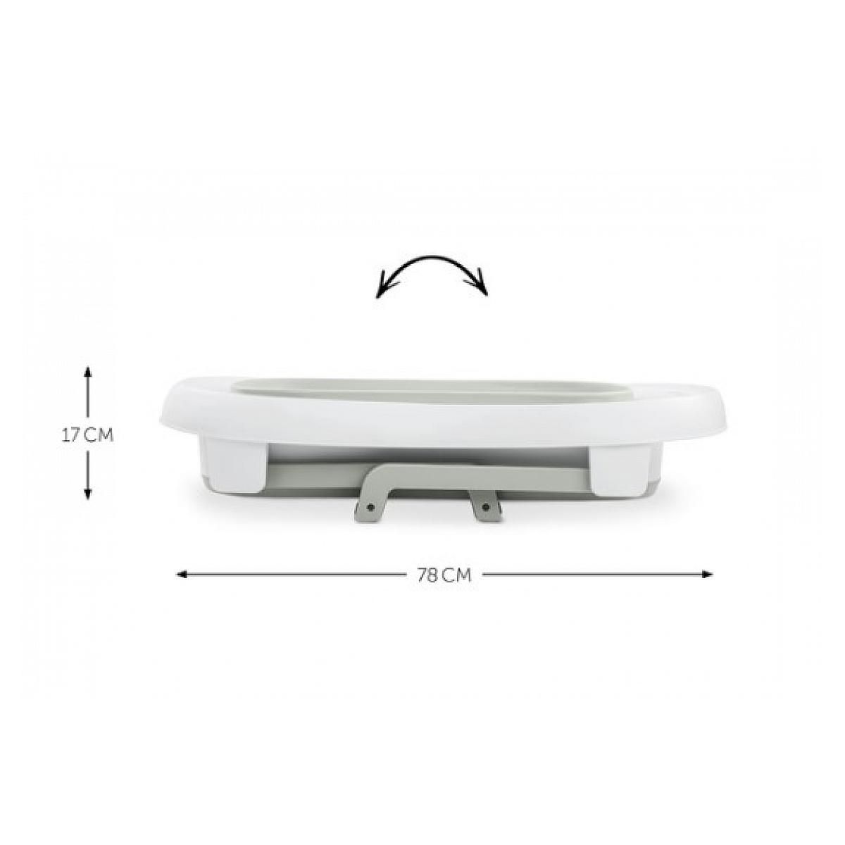 HAUCK Baignoire Wash N Fold L Blanc/Sauge