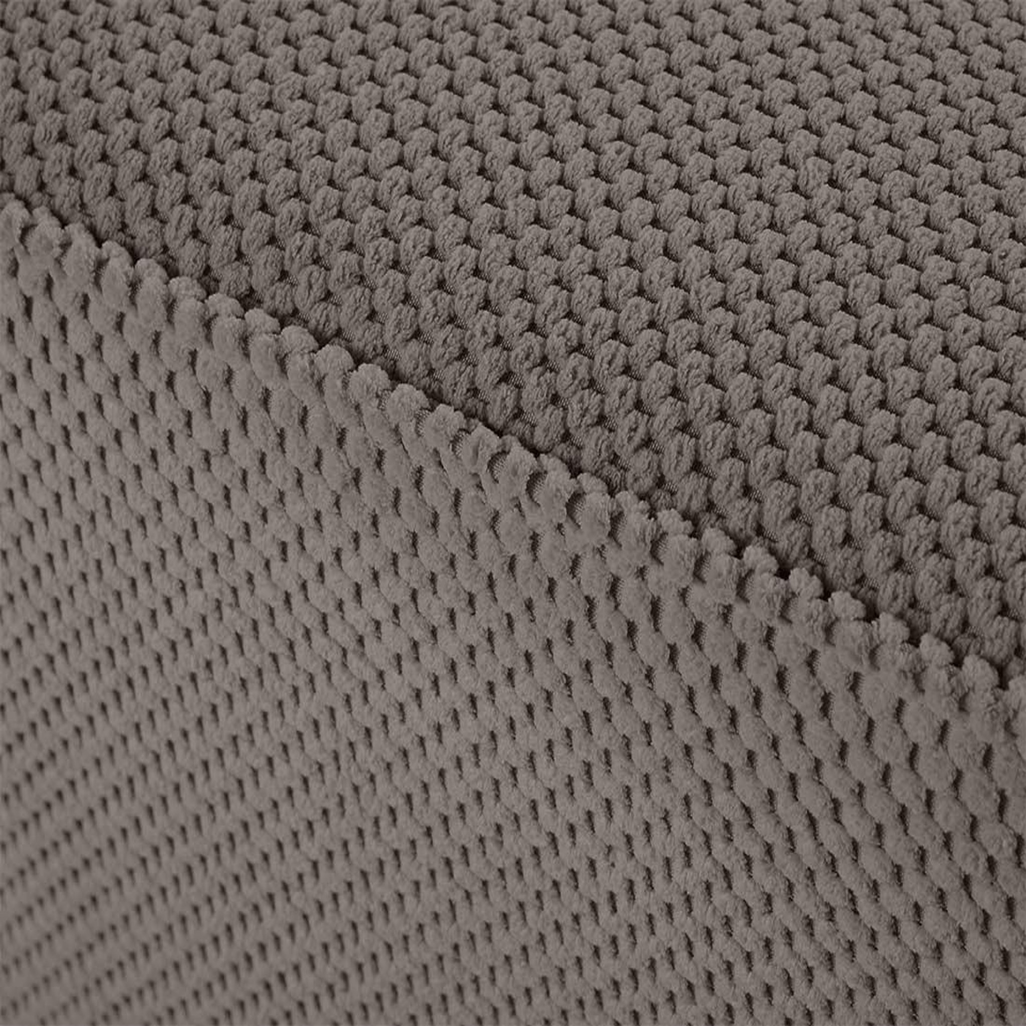 Voir la diapositive 5 : BEST MOBILIER Topaze - fauteuil - en velours texturé