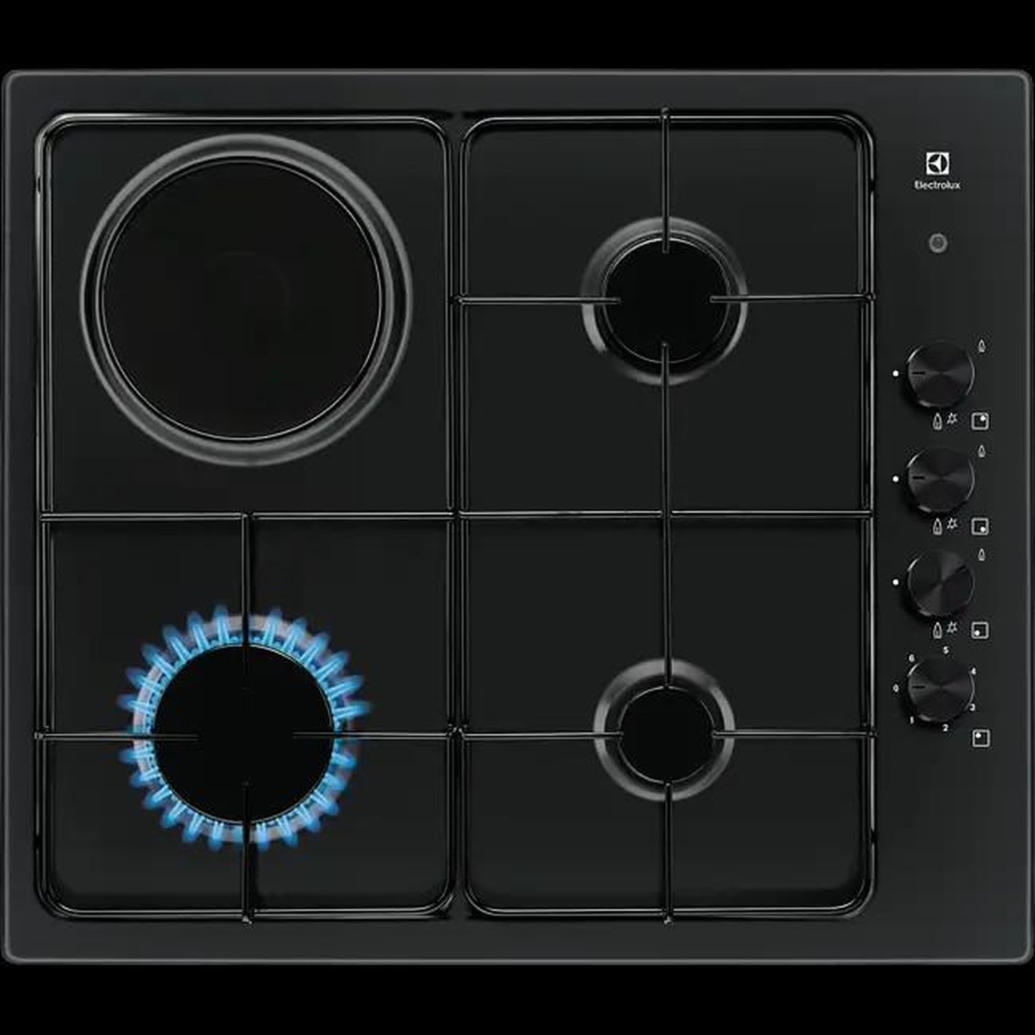 EGL62821OB-ELECTROLUX Plaque de cuisson Mixte gaz/électrique Mixed 60 cm Plaque mixte