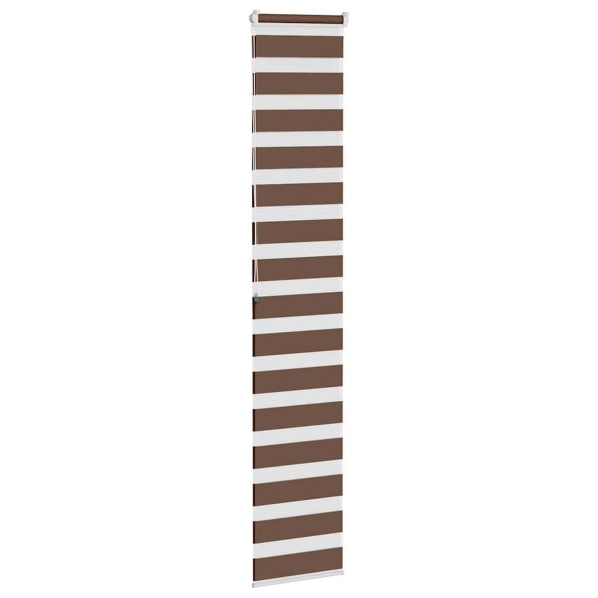 VIDAXL Store zebre marron 40x200 cm largeur du tissu 35,9 cm polyester