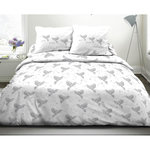 Home collection Parure housse de couette 3pcs 240x220cm 100%coton 57fils origasie