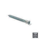 EMUCA SRL Lot de 500 vis fixation directe  D. 5 x 50 mm tête Allen