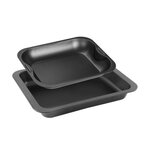 ZENKER Ensemble de 2 plats de cuisson four rectangulaires 37 x 27 cm et 28 x 23 cm Zenker Special Cooking