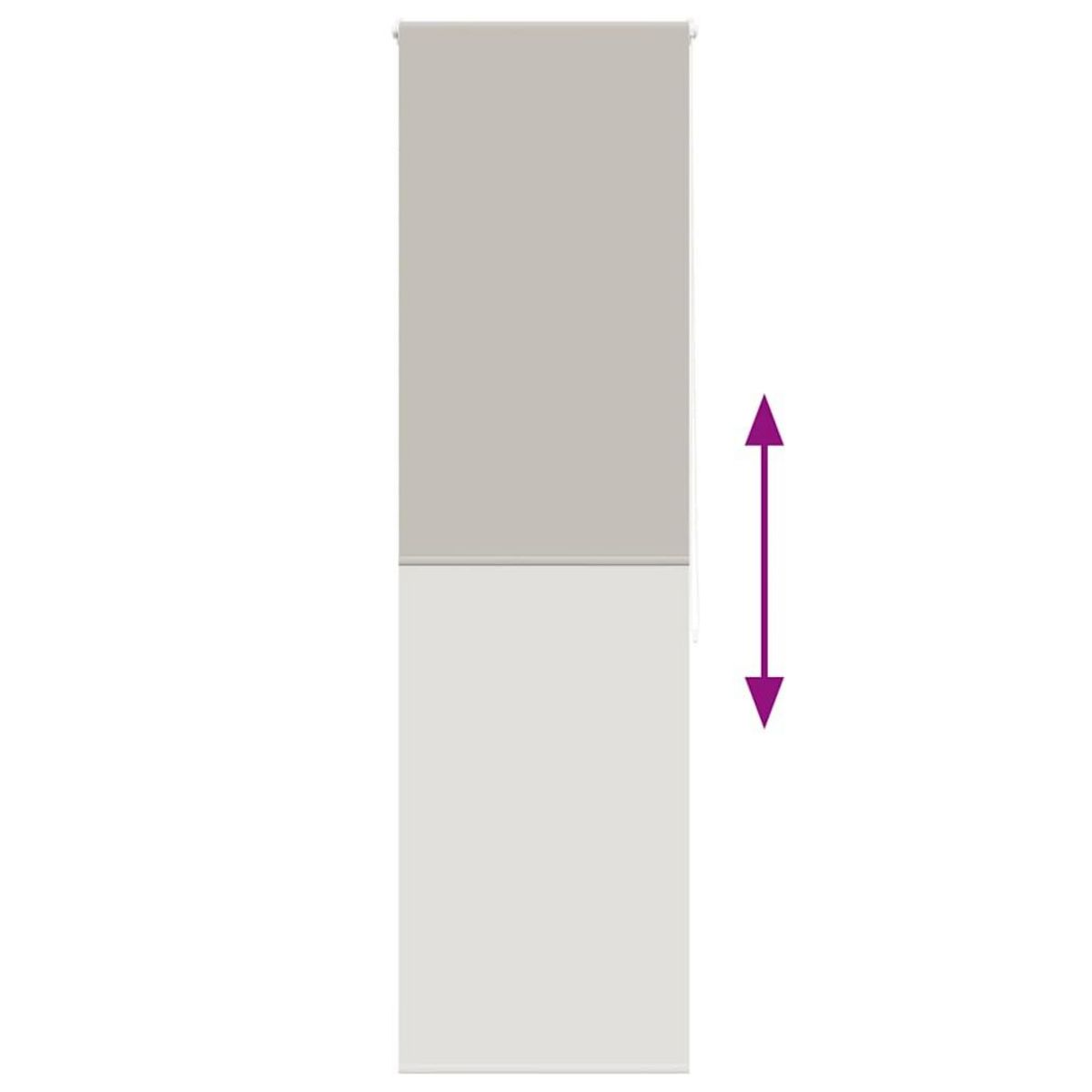 VIDAXL Store enrouleur de douche 80x240 cm largeur du tissu 76 cm