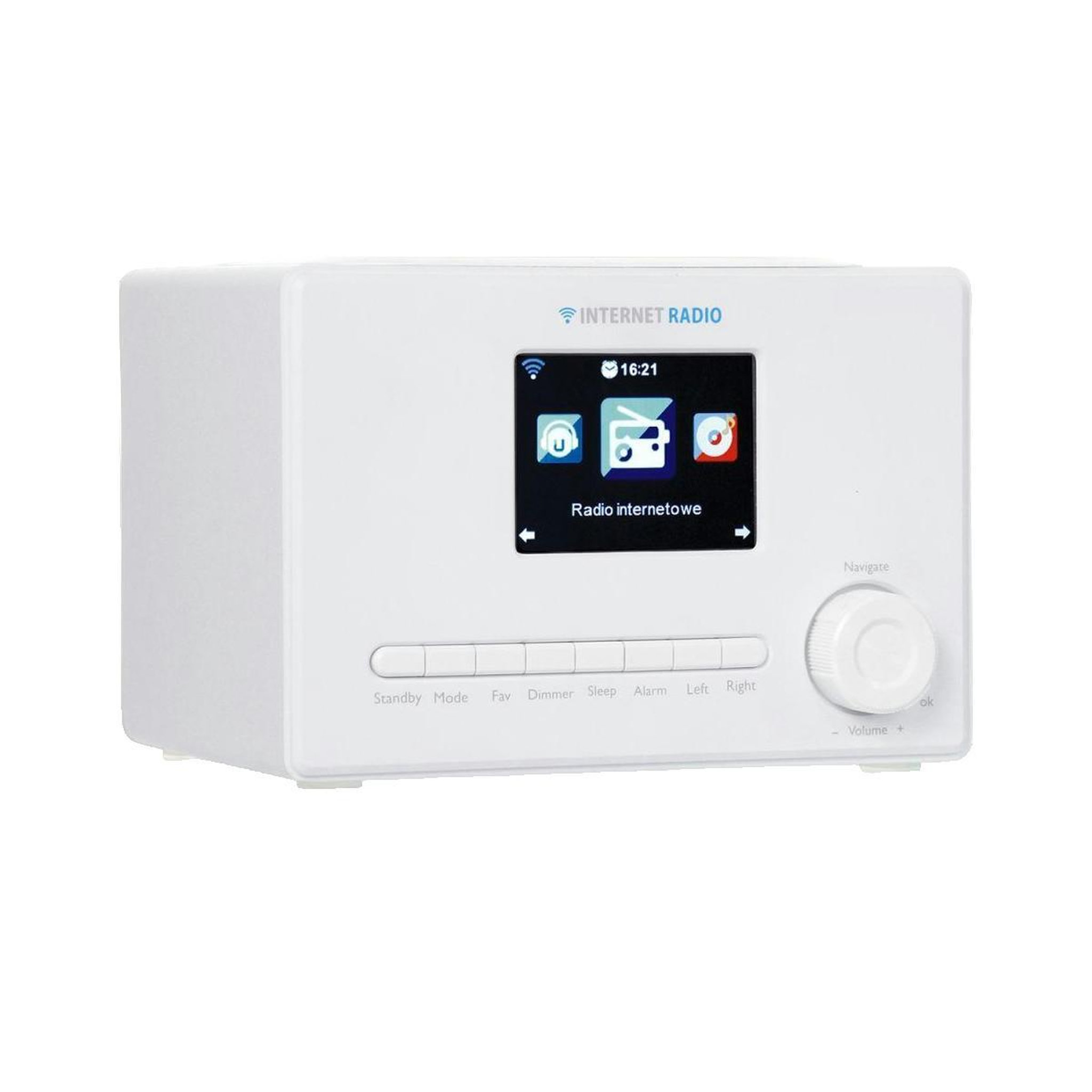Voir la diapositive 2 : ARTSOUND Radio Internet ART 1002 blanc