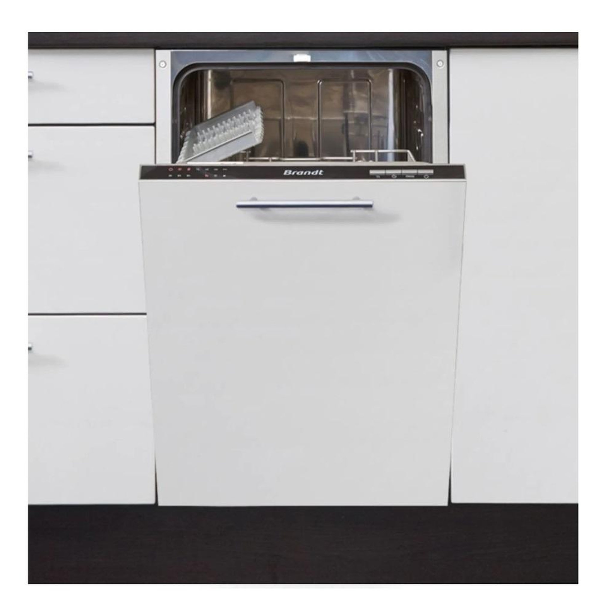 BRANDT Lave vaisselle 45cm 10 couverts 47db tout intégrable - vs1010j