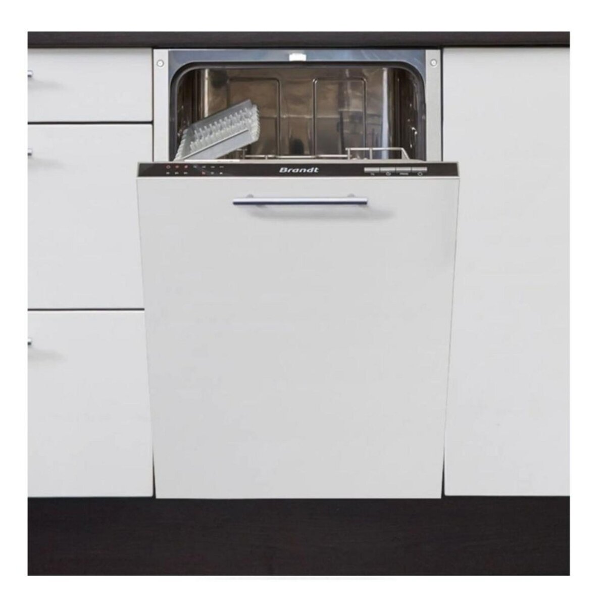 BRANDT Lave vaisselle 45cm 10 couverts 47db tout intégrable - vs1010j