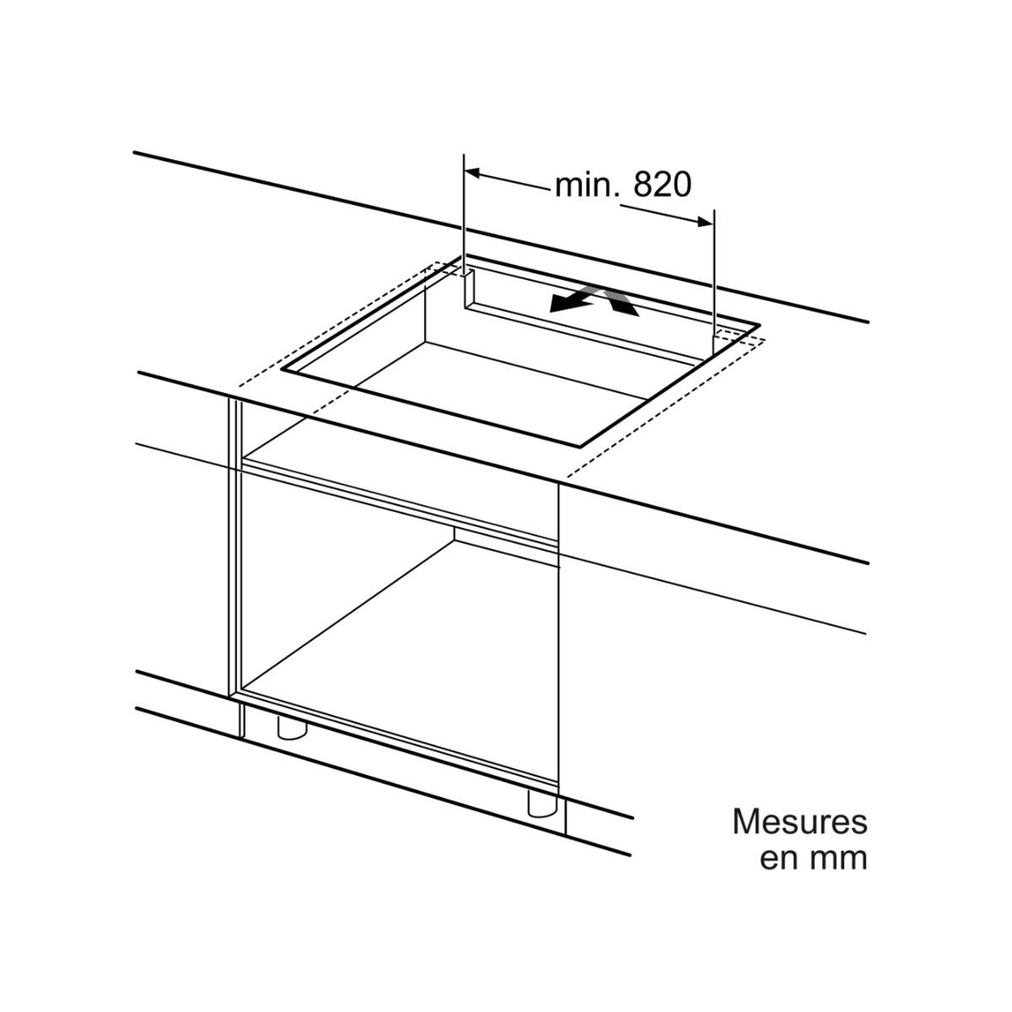 Voir la diapositive 6 : Neff Table de cuisson induction 90cm 5 feux 1100w noir - t69ptx4l0