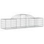 Voir la diapositive 3 : VIDAXL Paniers a gabions arques 18 pcs 200x50x40/60 cm fer galvanise