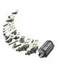 Voir la diapositive 2 : Ryobi Tondeuse a Gazon RYOBI -   tractée 36V MAXPOWER - Brushless - Ø coupe 51 cm + batterie 36V 6,0 Ah High Energy & chargeur - RY36LMX51A-16