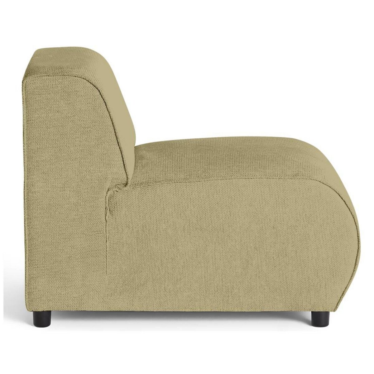 LISA DESIGN Suaro - module d'assise en tissu texturé