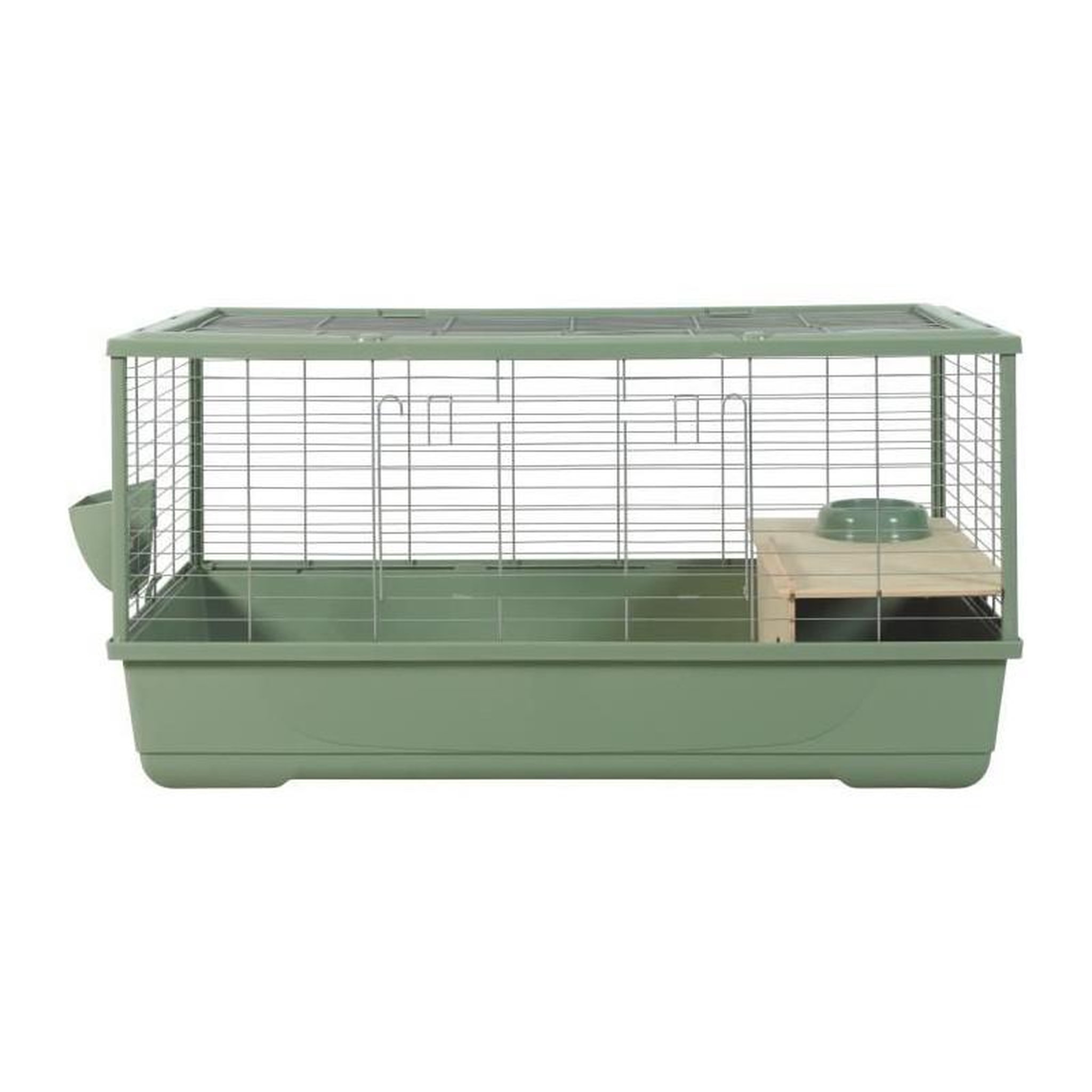 Voir la diapositive 2 : Zolux Cage rongeur - Zolux - Néolife Connect - Pour lapin et cochon d'inde - 101.5 x 54 x 51 cm - Vert