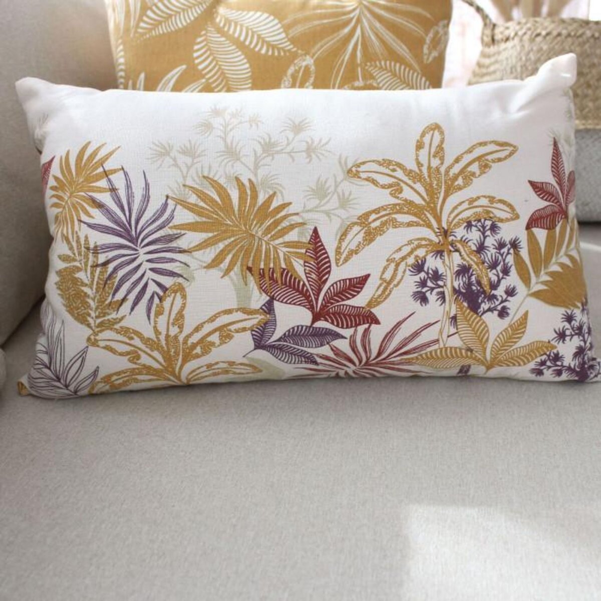 Paris Prix Coussin Déco à Motifs  Hévéa  30x50cm Multicolore