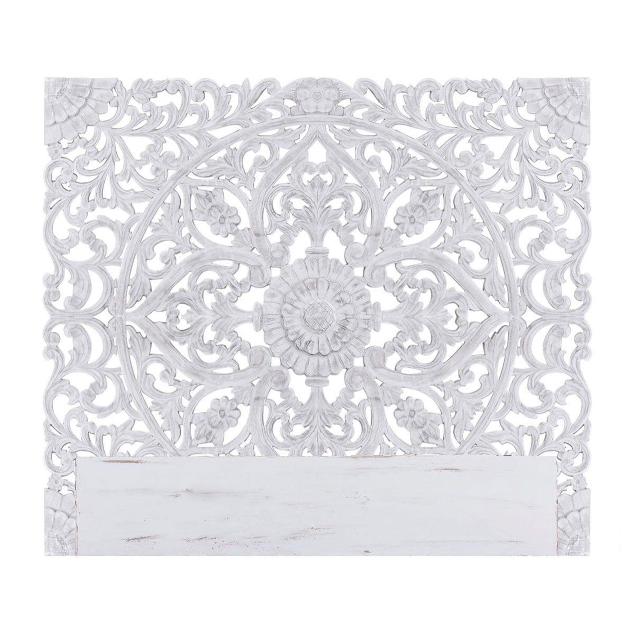 Paris Prix Tête de lit en bois  grisy  160cm blanc
