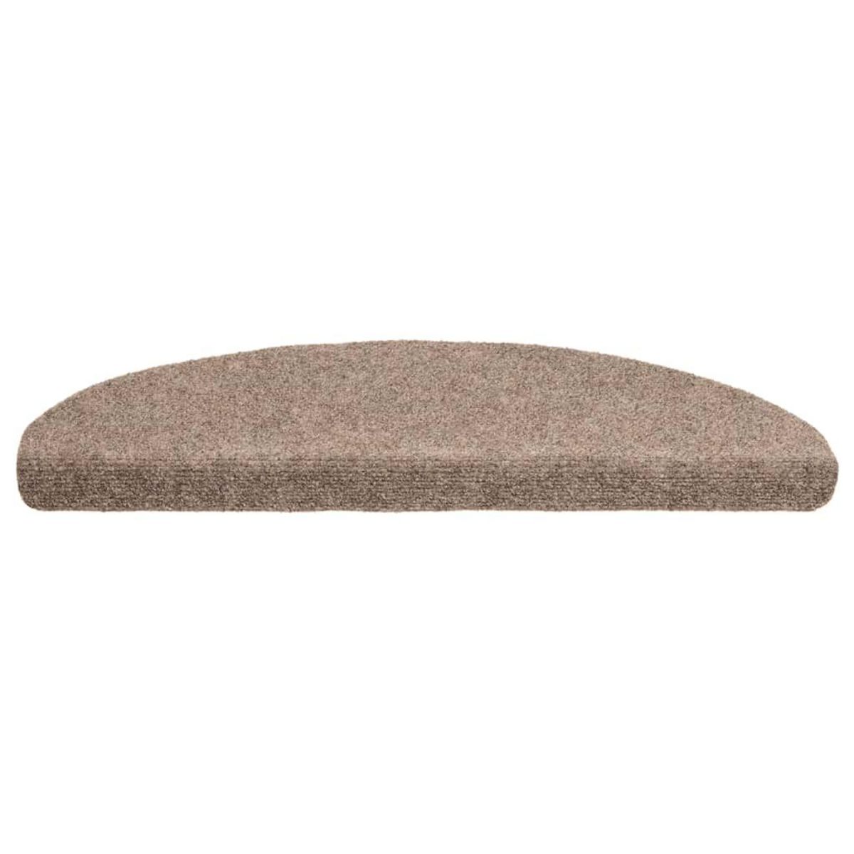 VIDAXL Tapis d'escalier autocollant 20 pcs creme 65x21x4 cm