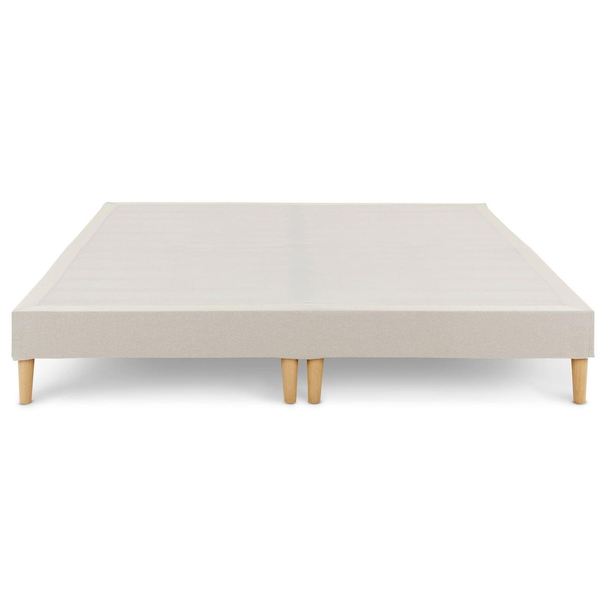 IDIMEX Sommier tapissier RENNES 180 x 200 cm revêtement tissu