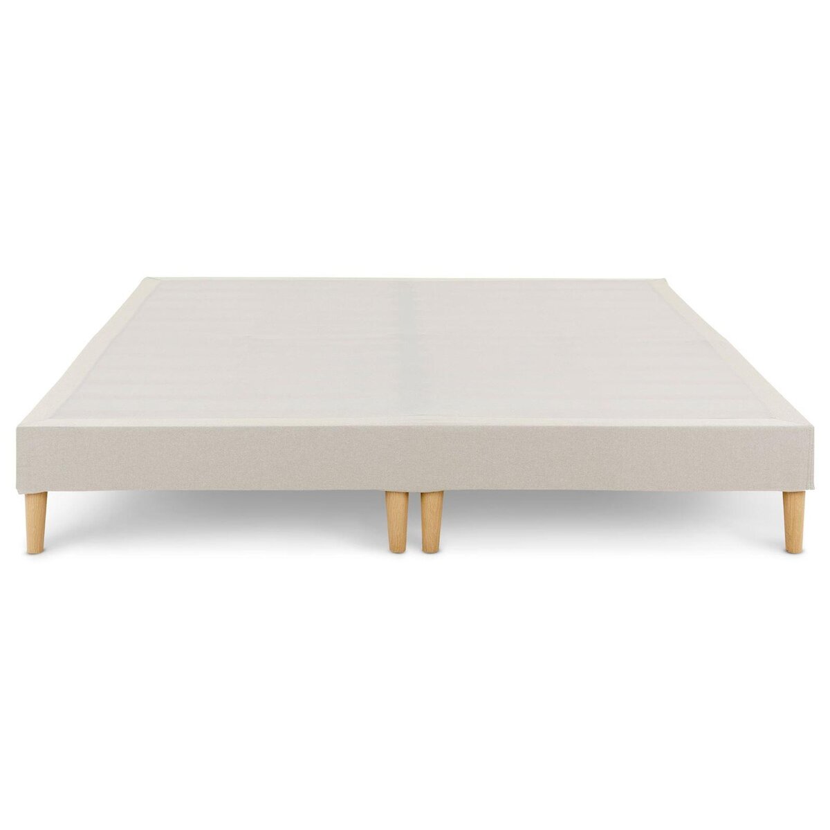 IDIMEX Sommier tapissier RENNES 180 x 200 cm revêtement tissu