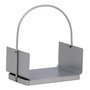 Voir la diapositive 1 : Paris Prix Range-Bûches en Métal  Godoma  49cm Argent