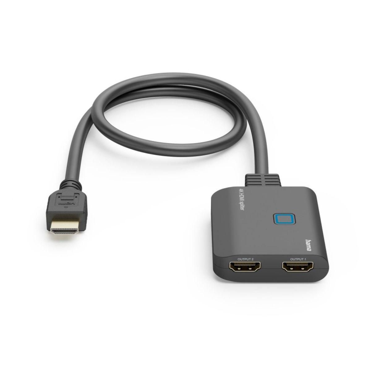 Hama Hub HDMI M vers double HDMI F