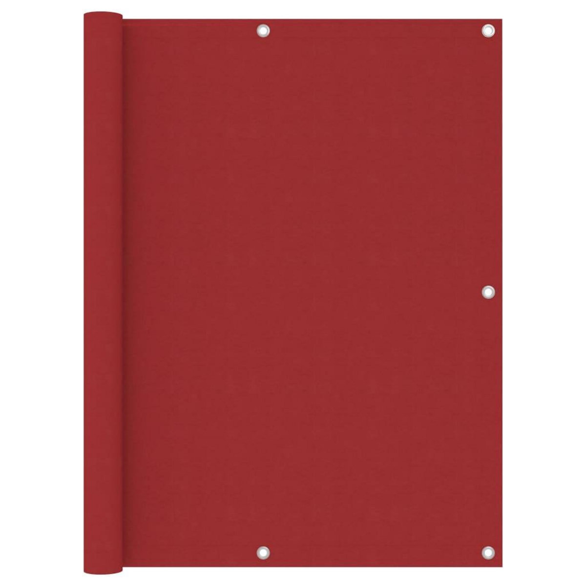 VIDAXL Ecran de balcon Rouge 120x400 cm Tissu Oxford