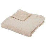 Atmosphera Kids Plaid Flanelle Enfant  Berlingot  75x100cm Beige