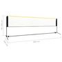 Voir la diapositive 6 : VIDAXL Filet de badminton reglable 500x103x94-158 cm Metal