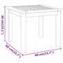 Voir la diapositive 6 : VIDAXL Table basse 40x40x36 cm bois d'acacia massif