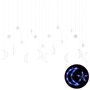 VIDAXL Guirlande lumineuse etoile et lune avec telecommande 345 LED