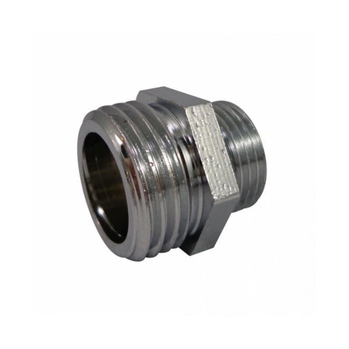 CENTRALE BRICO Mamelon réduit double mâle laiton chromé - à visser - 245 - pour tube cuivre