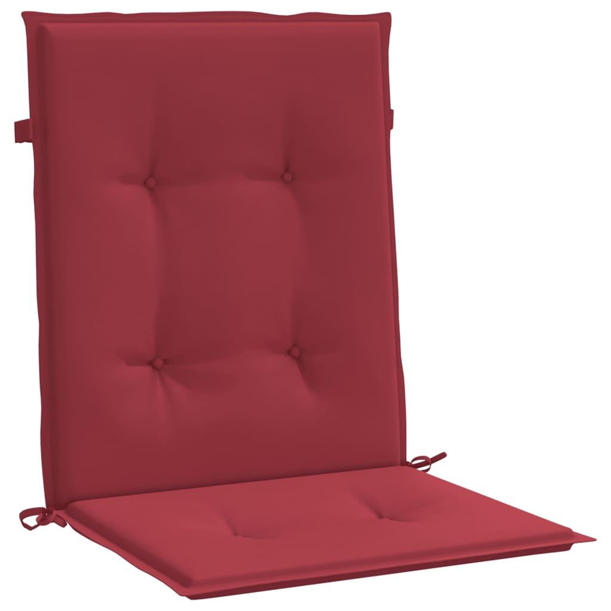 Voir la diapositive 5 : VIDAXL Coussins de chaise de jardin a dossier bas lot de 2