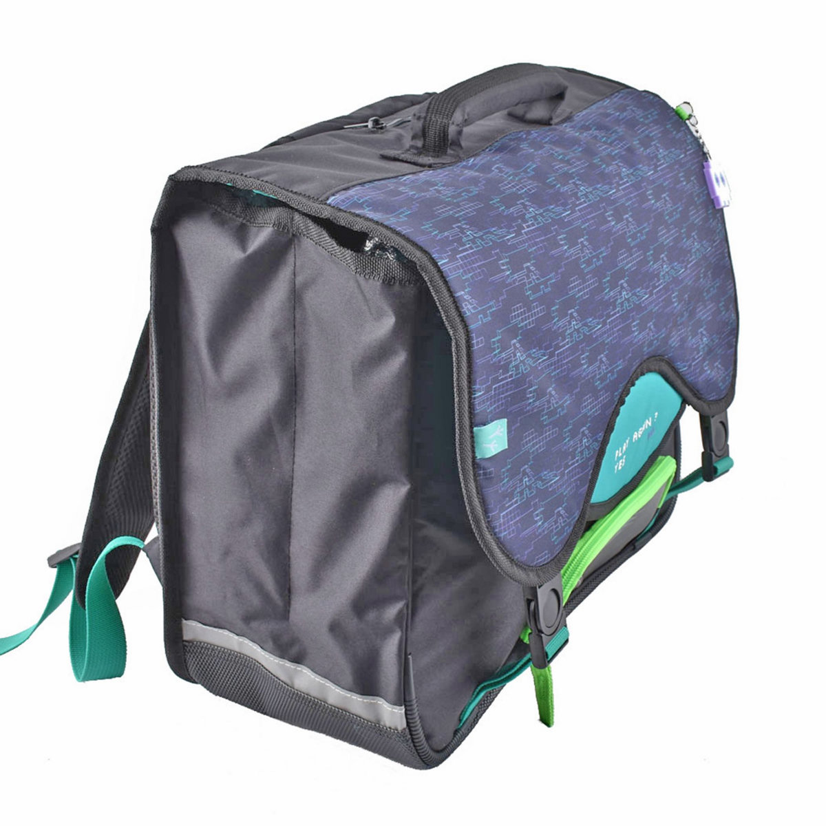 AUCHAN Cartable 41 cm CM1/CM2 GLITCH IN THE MATRIX