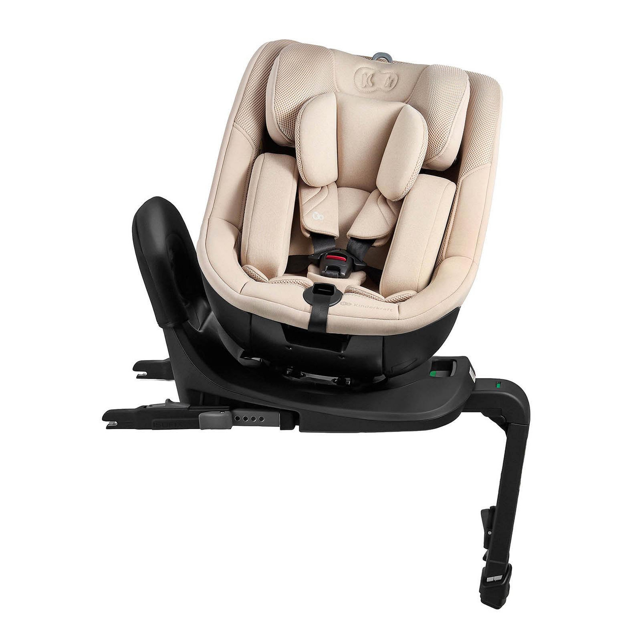 Voir la diapositive 4 : KINDERKRAFT Siège auto i-size avec rotation 360°, sécurité renforcée nouveau tissu
