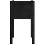 Voir la diapositive 4 : VIDAXL Jardiniere d'exterieur Noir 40x40x70 cm Bois de pin massif