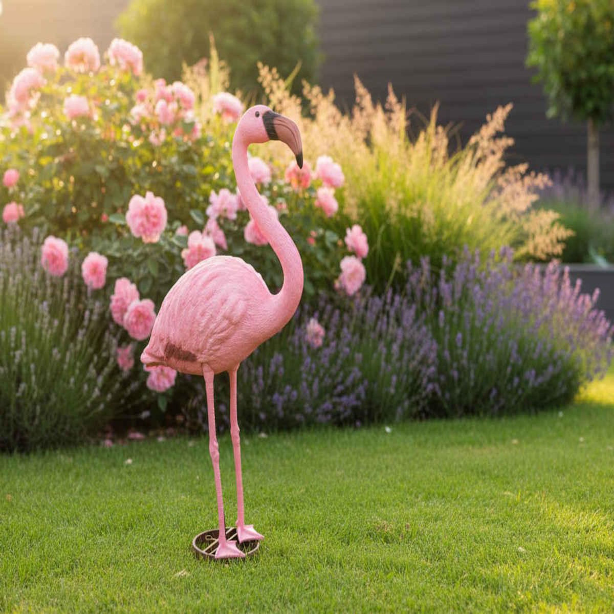 Ubbink Flamant rose décoratif de bassin à poser