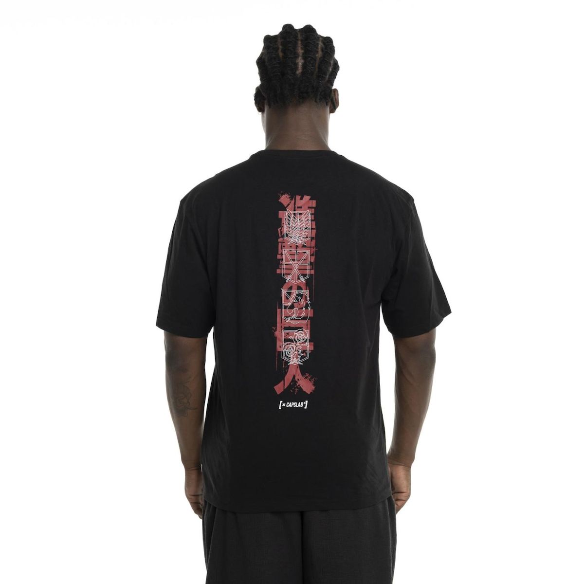 CAPSLAB T-shirt homme relax fit Attack on Titan