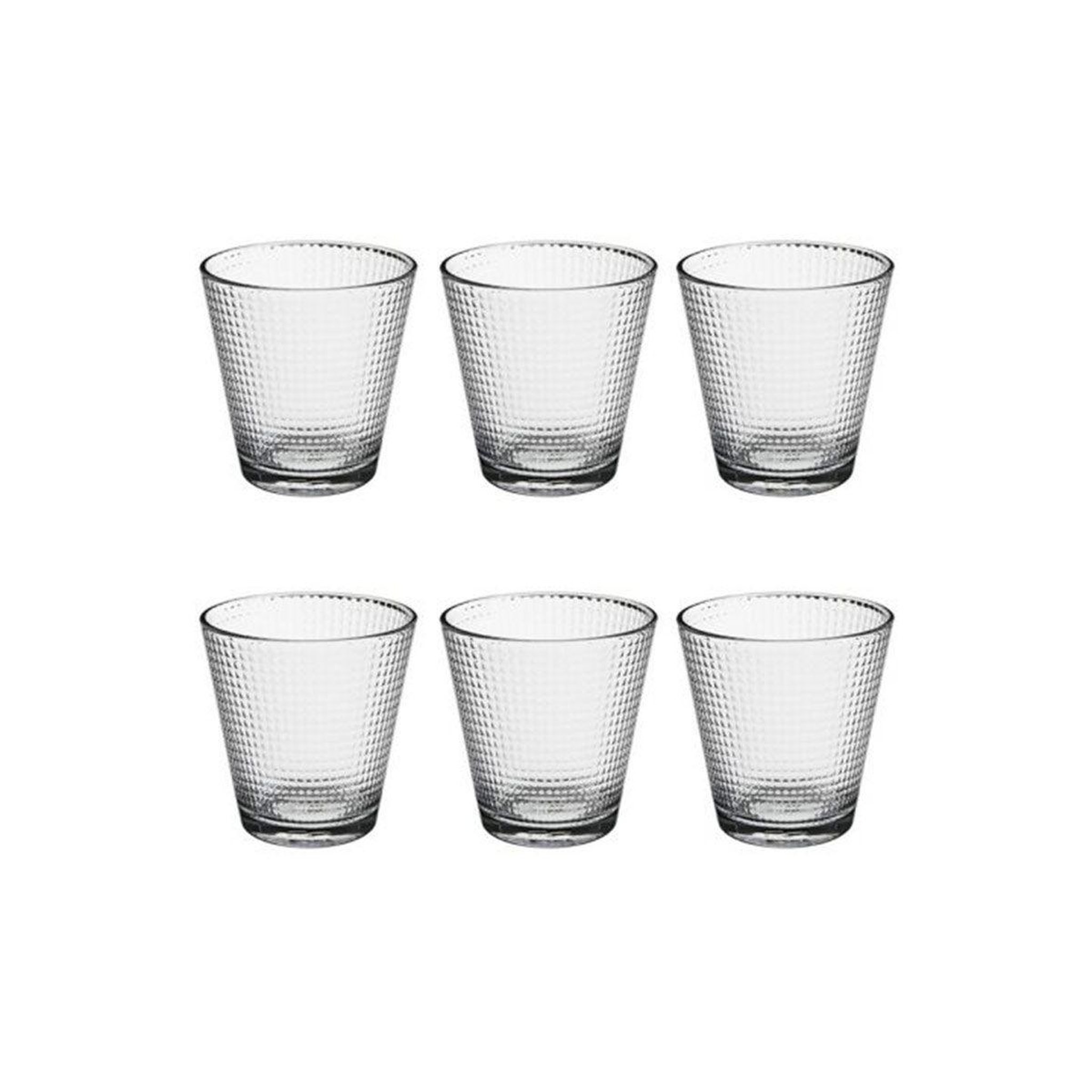 SECRET DE GOURMET Lot de 6 verres à eau  génération  25cl transparent