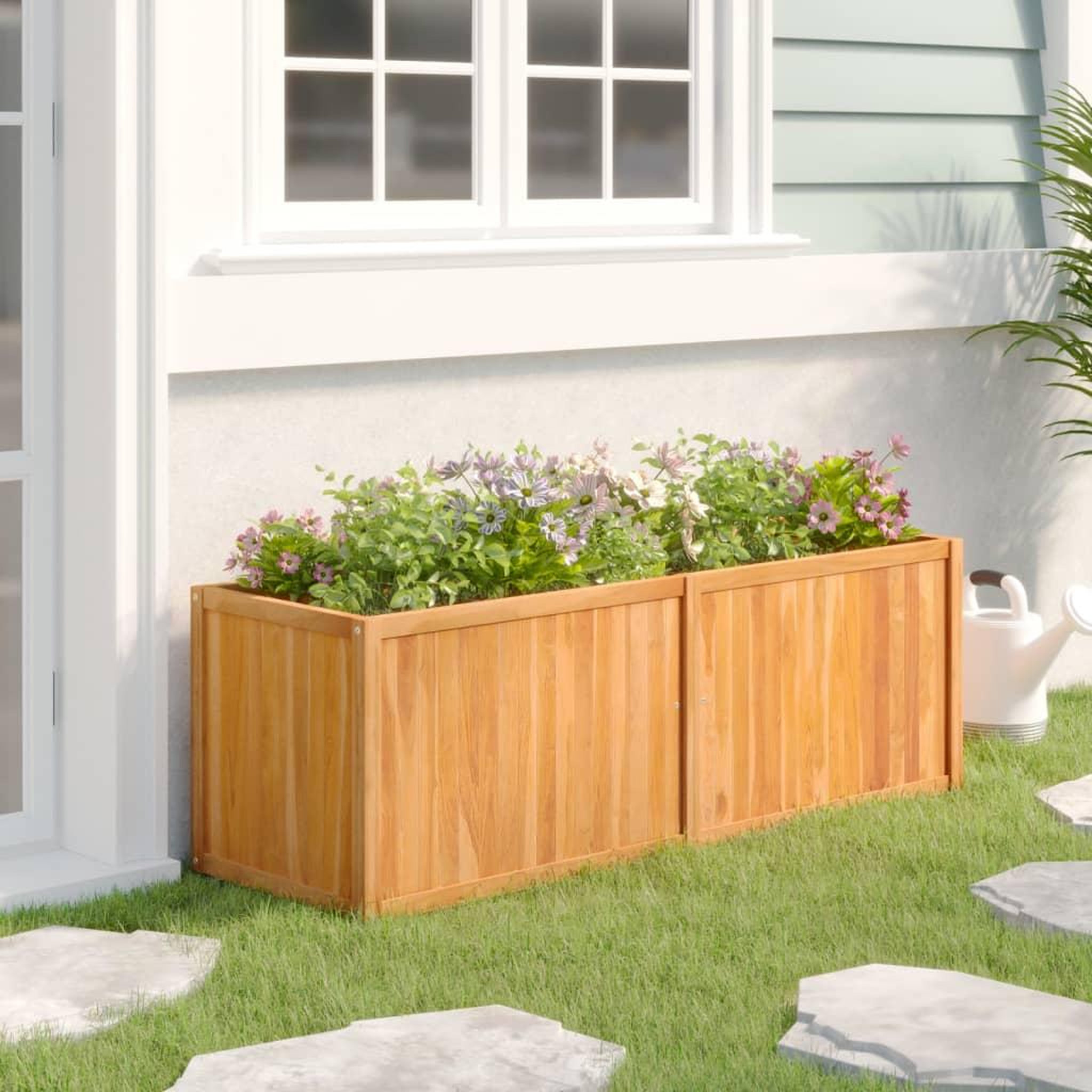 Voir la diapositive 1 : VIDAXL Lit sureleve 150x50x50 cm bois massif de teck