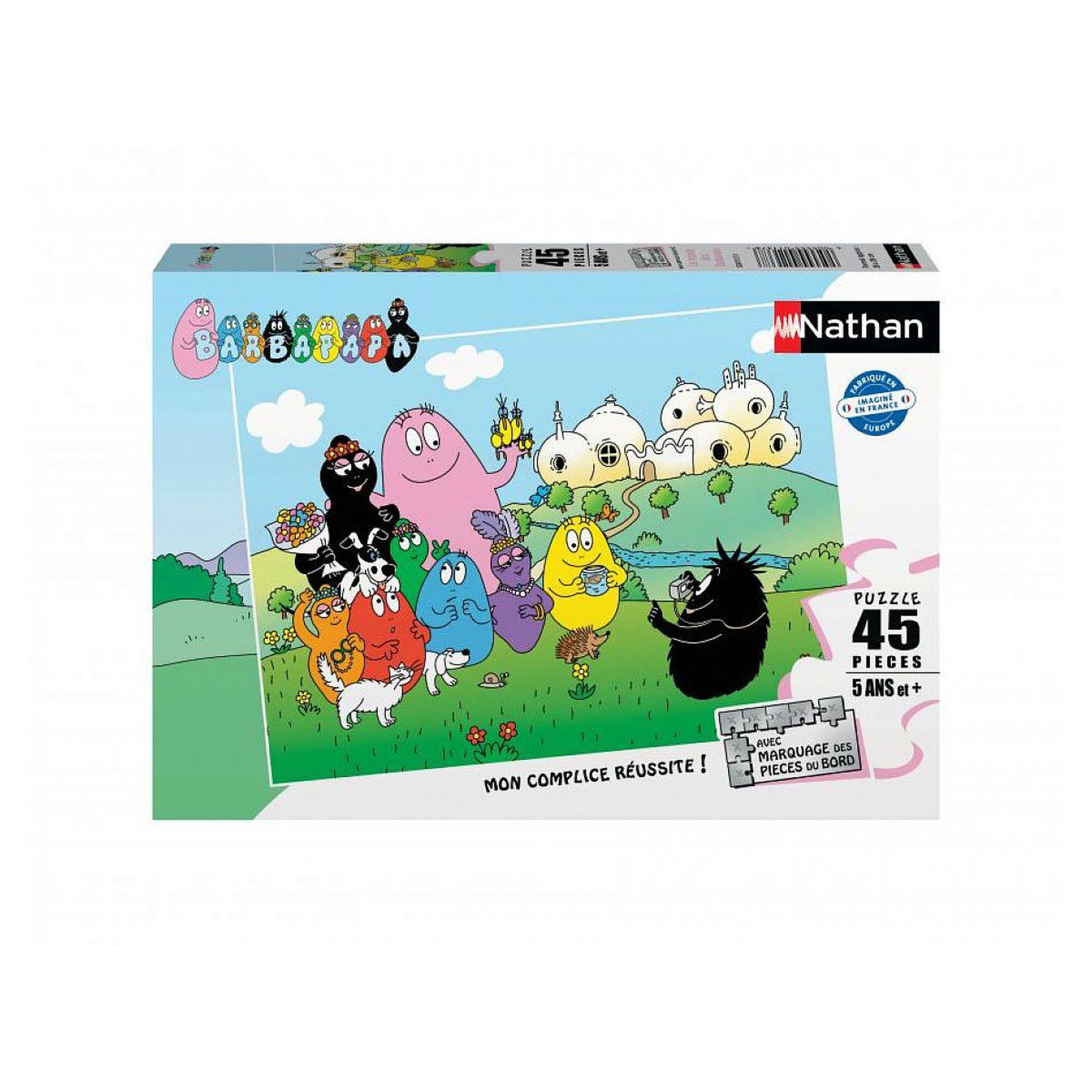 Voir la diapositive 1 : Nathan Puzzle nathan 45 p - le monde des barbapapa