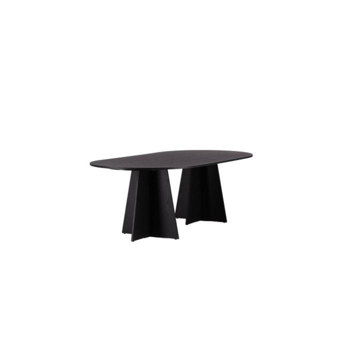 Paris Prix Table à Manger Design  Bootcut  230cm Noir