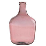 Paris Prix Vase Design en Verre  Bouteille Déco  42cm Rose
