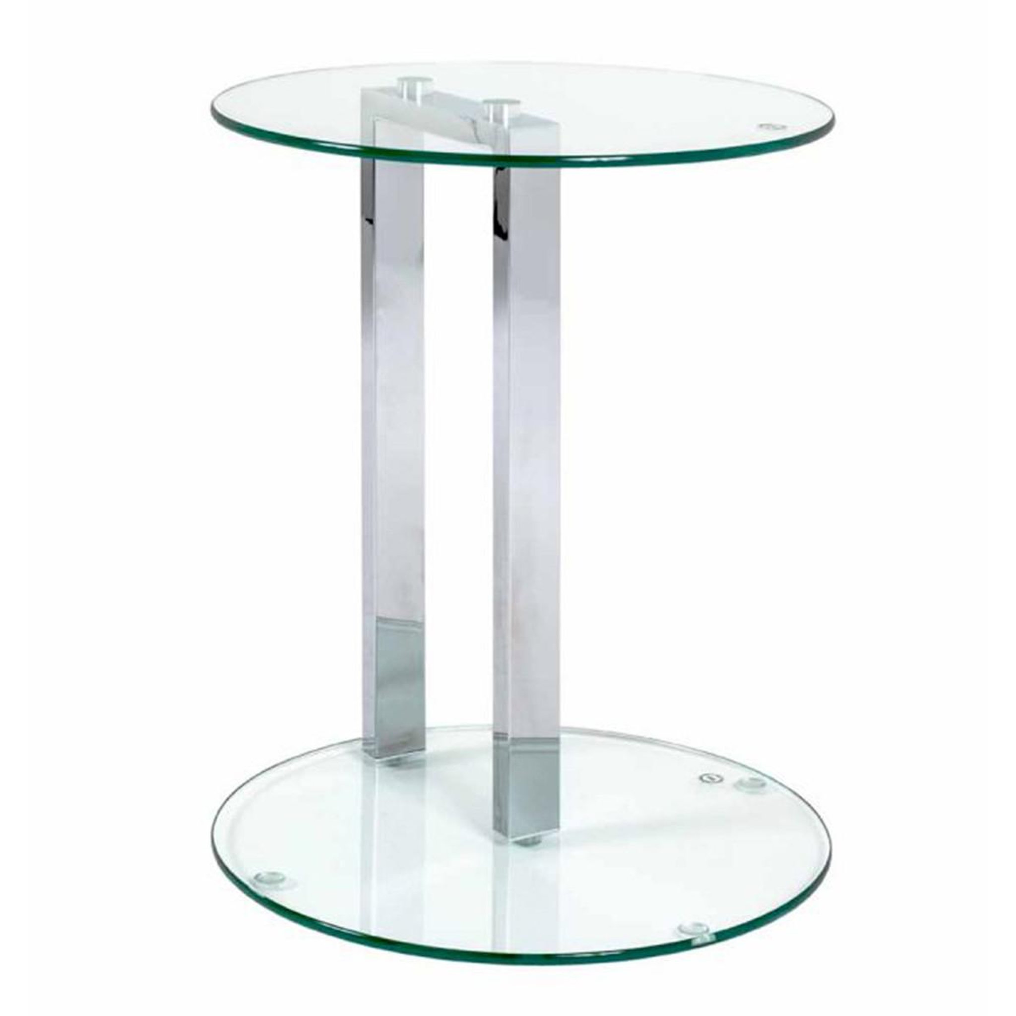 Paris Prix Table d'appoint ronde  antilles  50cm transparent