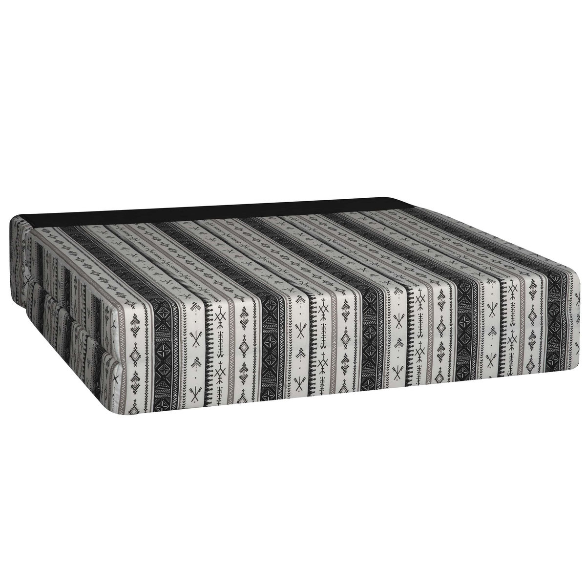 Chauffeuse 2 places ESTAMPE tissu ethnique