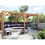 JARDIDECO Pergola en bois lamellé-collé Toulon 500 x 300 cm - Maderland