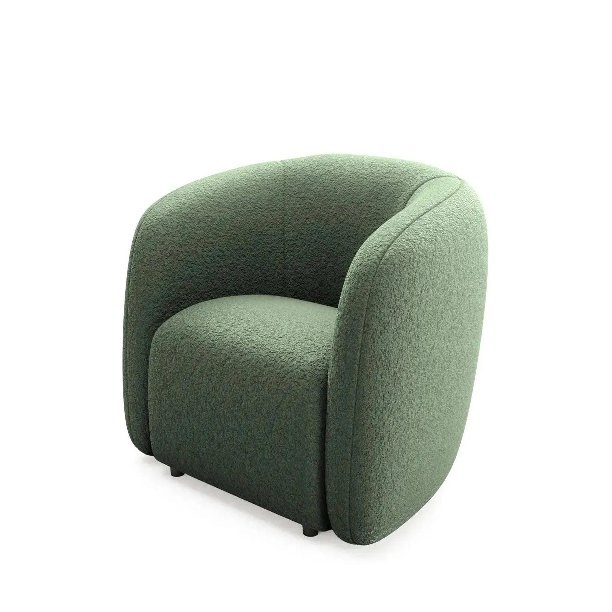 Voir la diapositive 4 : CASANOVA PARIS Bahia - fauteuil tissu bouclette